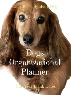 cover image of Dogs Organizational Planner
